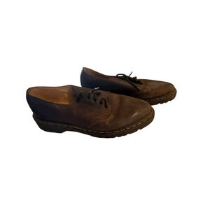 Dr. Martens Made in England Brown Leather Oxford Shoes Men's UK8 US9 Vintage